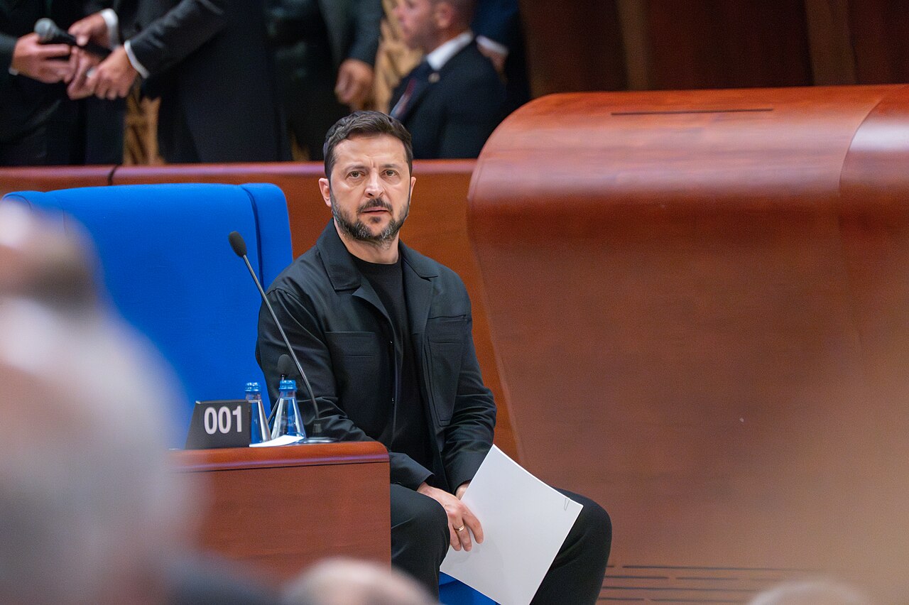 Зеленски. Снимката е от хранилище и не показва самото събитие.