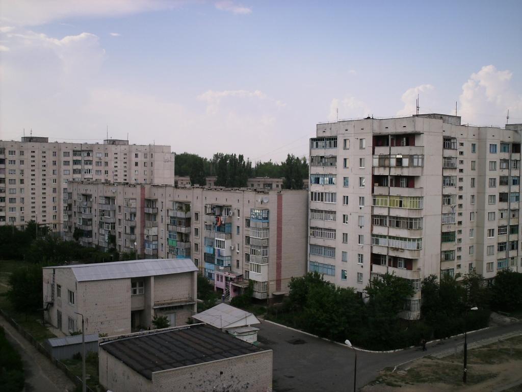Жилищни блокове в Олешки. Снимката е от хранилище и не показва самото събитие.