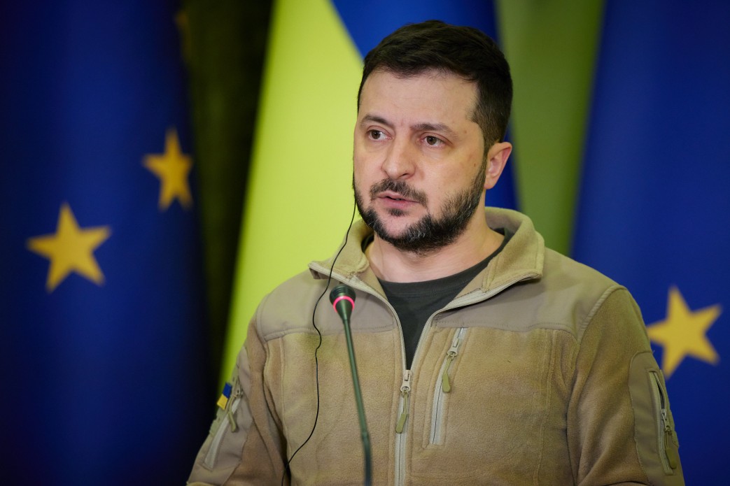 Зеленски. Снимката е от хранилище и не показва самото събитие.