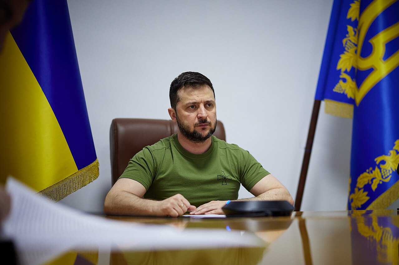 Володимир Зеленски. Снимката е от хранилище и не показва самото събитие.